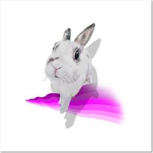 3D super cute bunny! Posters and Art